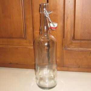 Glass Bottle Flip Top Cap 24oz